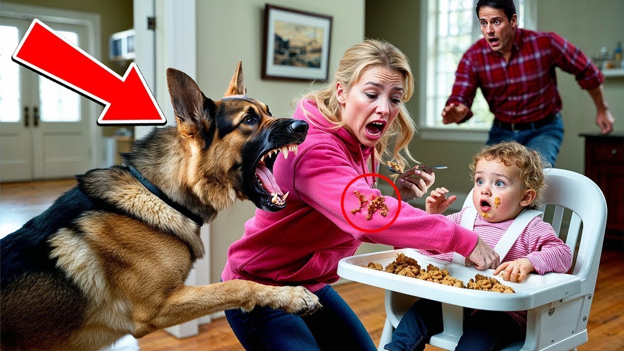 K9 пёс укусил няню за завтраком – то, что нашли в еде ребёнка, шокировало всех
