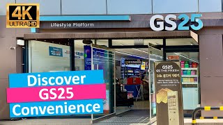 🇰🇷 Discover GS25 Convenience Store & Prices in Seoul Korea [4K Video]