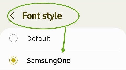 Samsung galaxy A73 5g Font style changed, how to use font style in samsung A73 5g phone