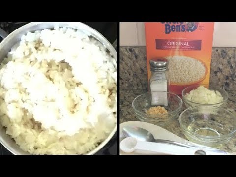 White Rice With Onion and Garlic - Brazilian Recipe