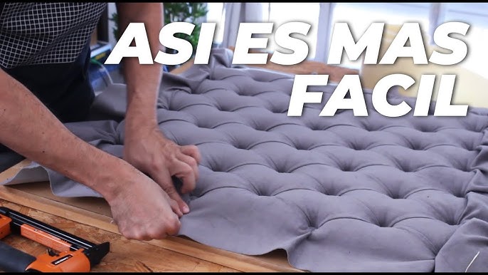 Cómo Hacer un CABECERO de CAMA CAPITONÉ, Tutorial DIY