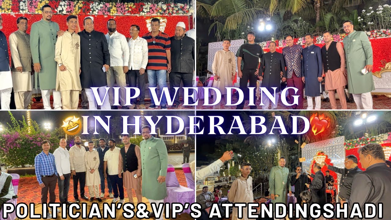 VIP WEDDING IN HYDERABAD(Richest Person’s & Classic Guests❤️‍🔥)(Hyderabadi Grand Shadi 🤩)