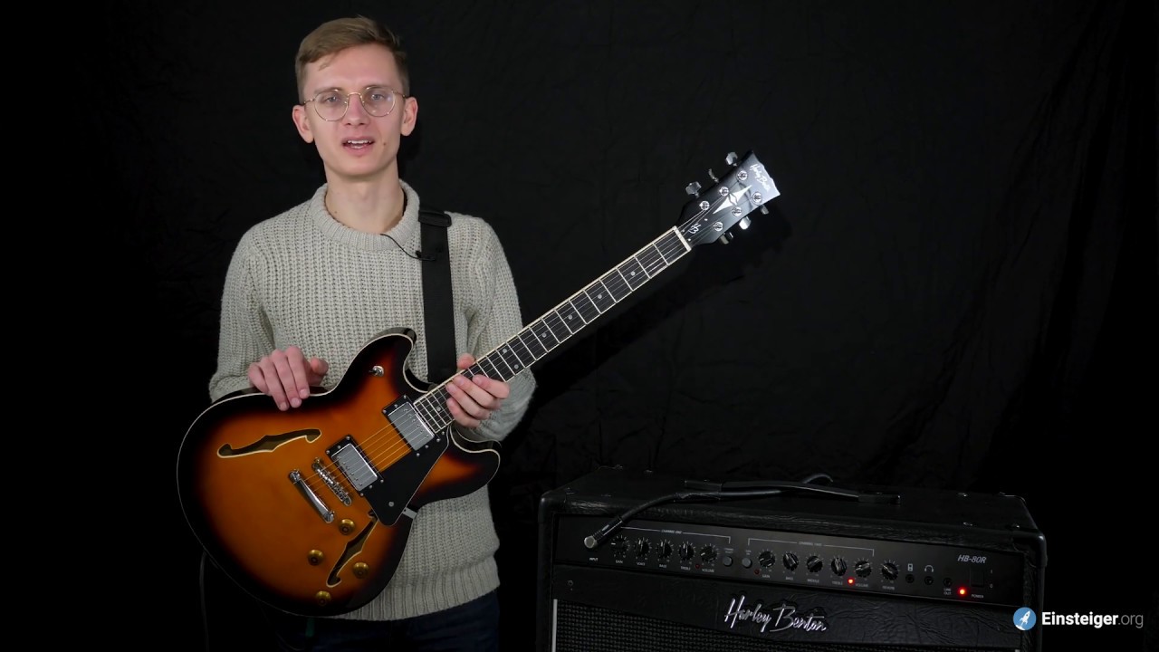 E-Gitarre Einsteiger-Set: Harley Benton HB-35 VB für Anfänger im Test | Deutsch