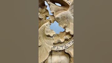 Quá nghệ thuật - cận cảnh tượng cá xiêm đôi gỗ ngọc am