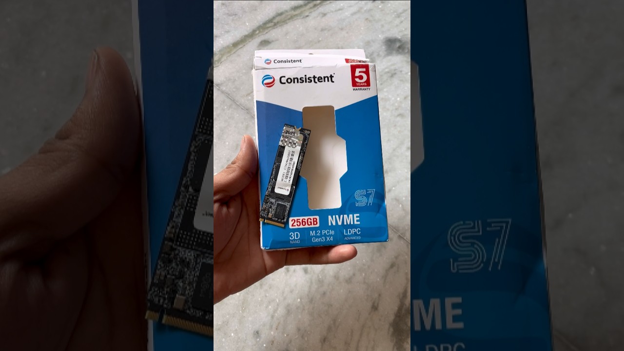 Consistent 256GB NVMe M.2 SSD 