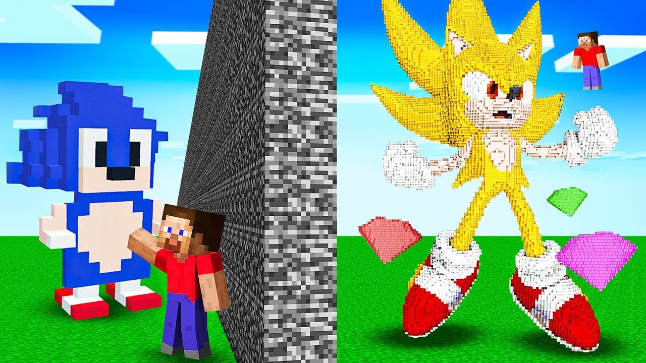 I Cheated With SONIC in Minecraft Build Battle