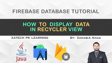 How to Display Data From Firebase Real-Time Database to RecyclerView