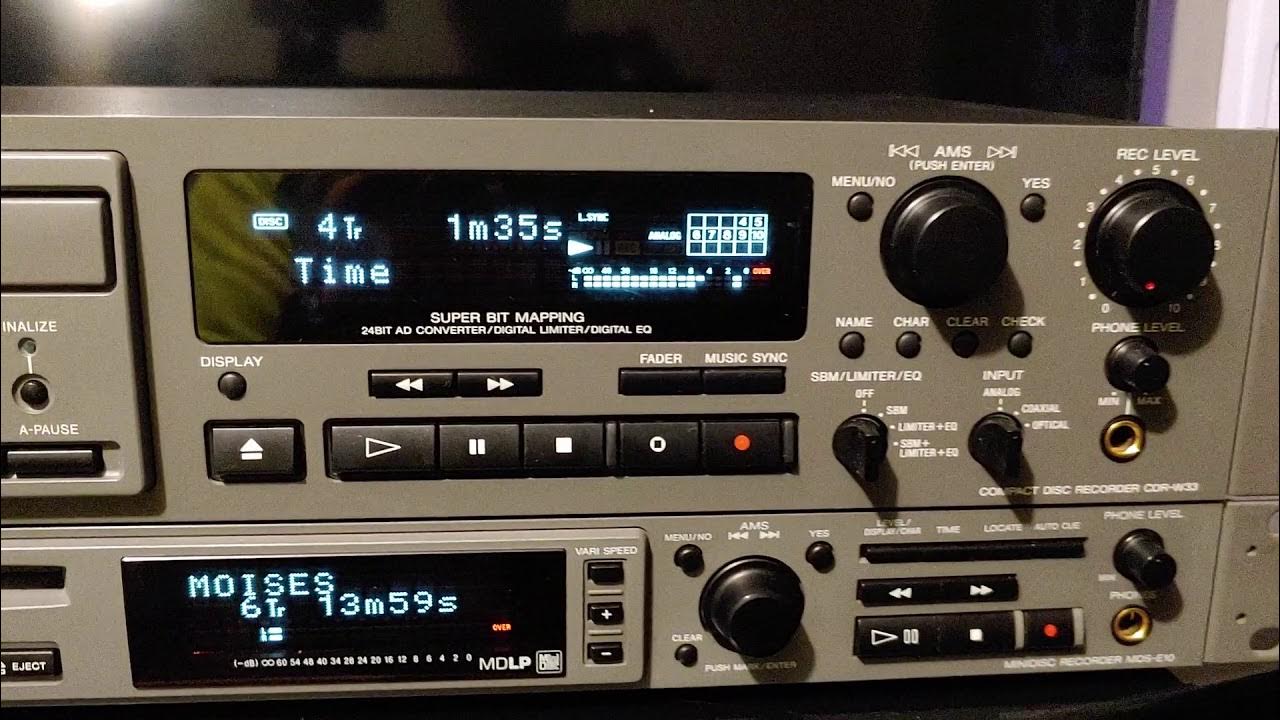Sony compact disc recorder CDRW33 YouTube
