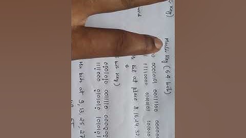 Data encryption standard DES part 3 key conversion (64-48)