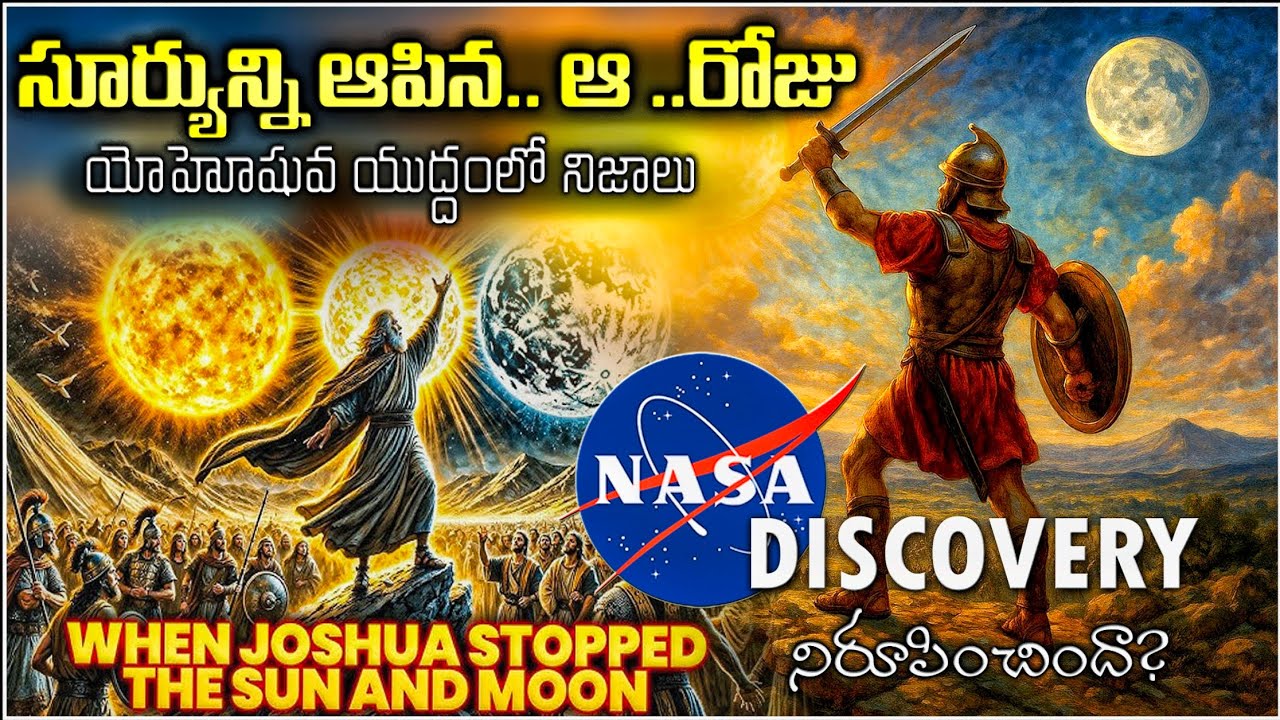 JOSHUA LONG DAY WAR -JOSHUA STOPPED SUN AND MOON - సూర్యుణ్ణి ఆపిన యెహోషువ యుద్దం- FACTS AND LESSONS