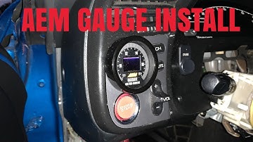 AEM GAUGE INSTALL + COLD START FOR THE S2K !!!