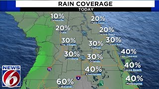 Hit-or-miss rain now, tropical downpours expected later this week in Central Florida