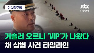 [이슈정주행] 거슬러 올라가니 'VIP'가…타임라인으로 본 채 상병 사건 / JTBC News