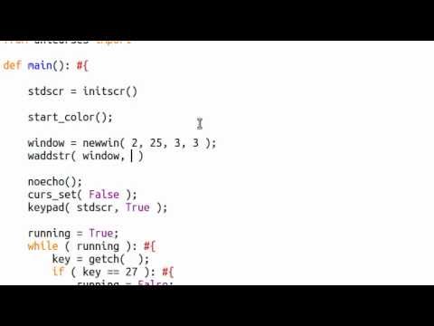 Python [curses] 09 Window Box - YouTube