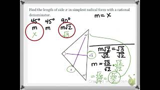 Special Right Triangles (DeltaMath)