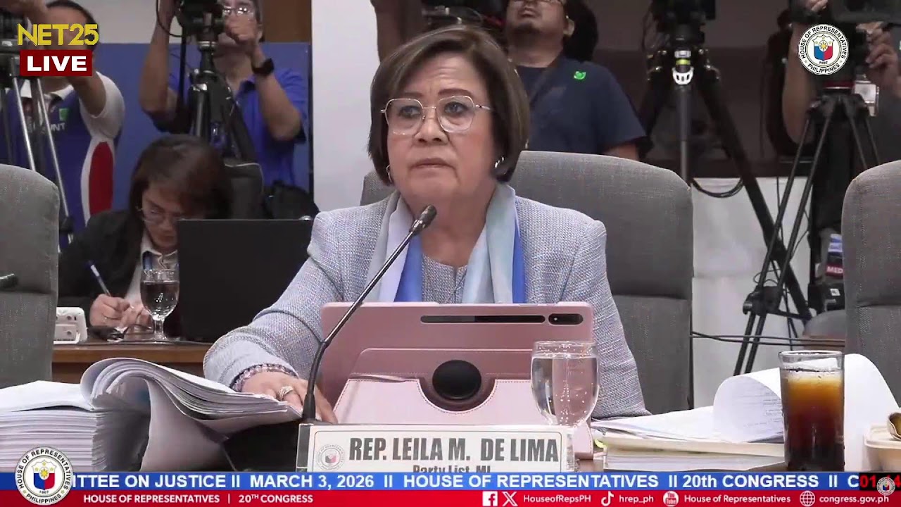 Cont. of the deliberation on the verified complaints for impeachment vs VP Sara Duterte