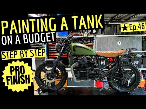 Video: Kolik stojí malování benzinové nádrže na motocykl?