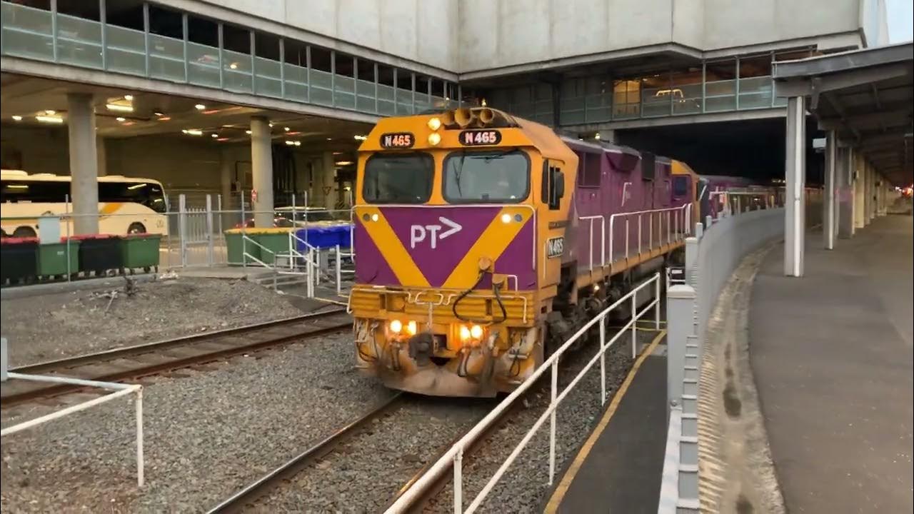 V/Line N465 City of Ballaarat Departing