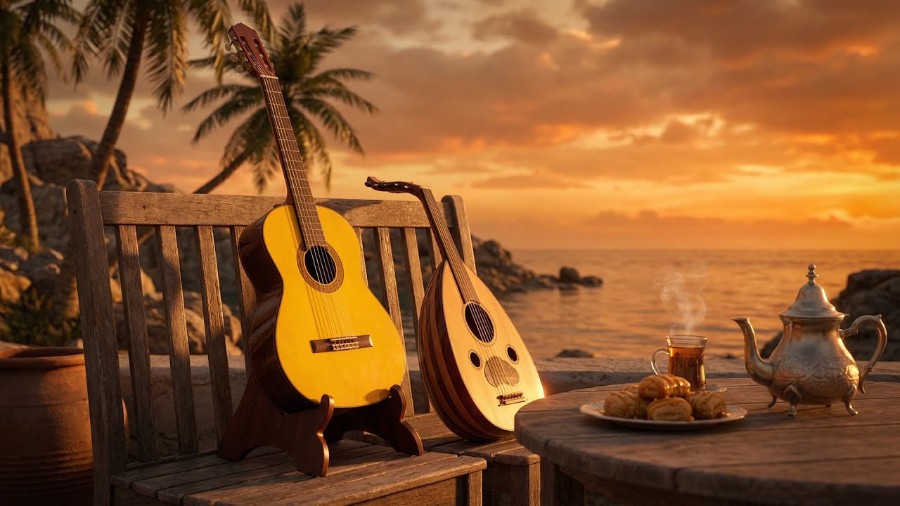 Stop Scrolling, Relax – Flamenco Rumba Instrumental with Spanish Guitar & Arabic Oud