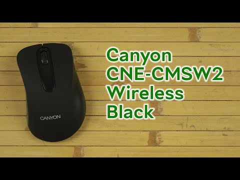 Розпаковка Canyon CNE-CMSW2 Wireless Black