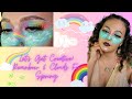 Rainbow makeup tutorial  lets talk