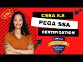 Pega Senior System Architect 8.8|PCSSA 8.8|CPSSA 88V1| CSSA Latest Questions|Exam Questions SSA