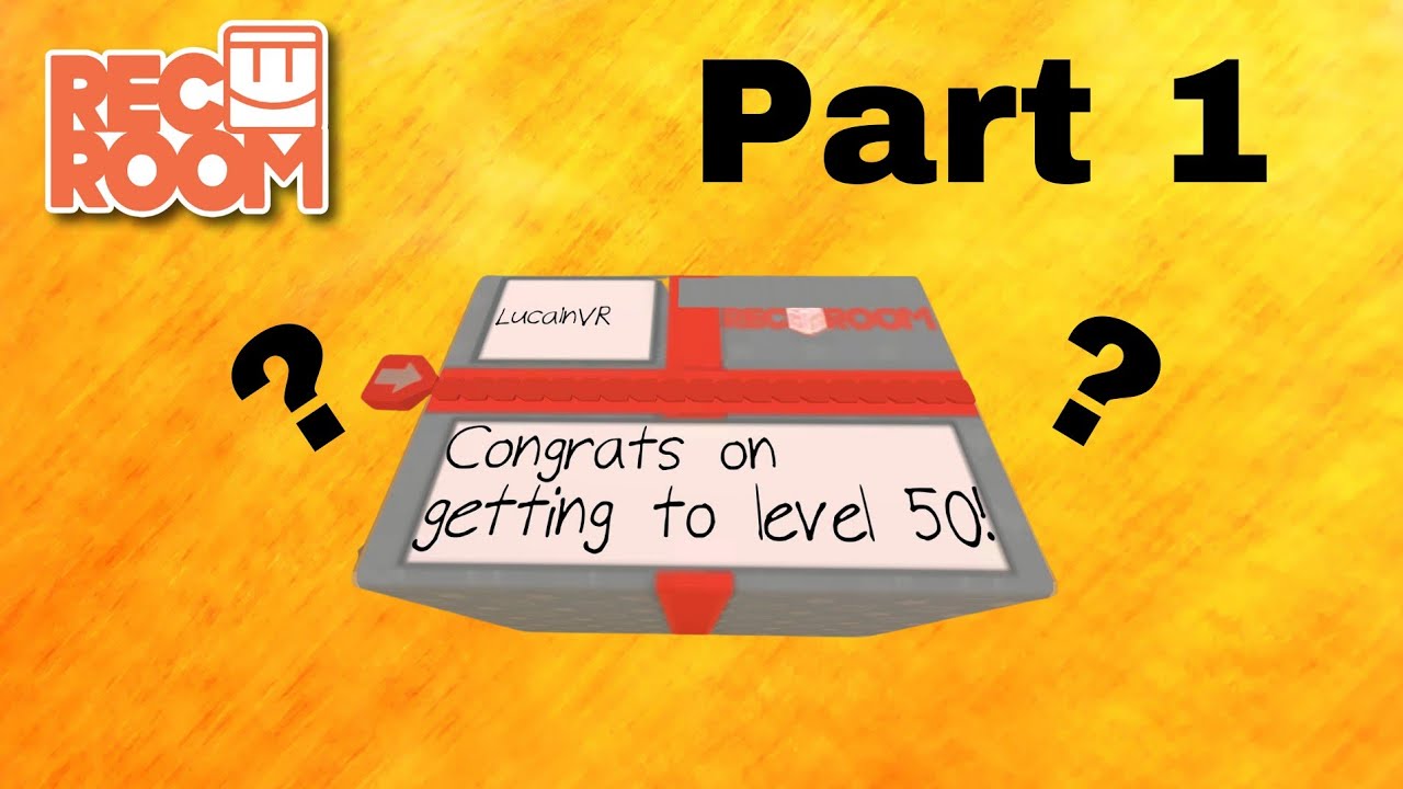 Rec room level 50 box opening compilation YouTube