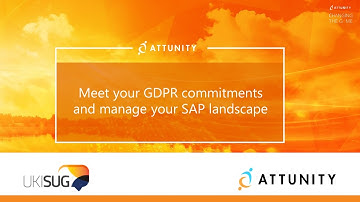Achieving GDPR Compliance in SAP Environments