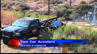 Two car accident near Farmington