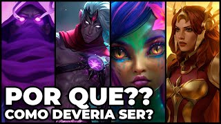 10 Campeões de League of Legends com DESIGN ERRADO!