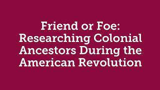 How to Research Colonial Ancestors