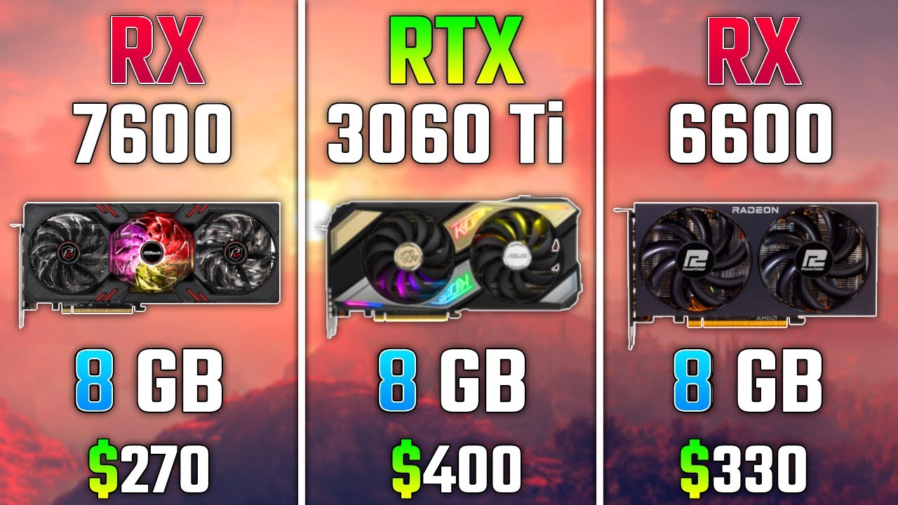 RX 7600 vs RTX 3060 Ti vs RX 6600 | Test in 7 Games - YouTube