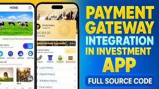 How to Add Payment Gateway in Investment App | Complete Source Code Guide