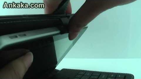 Tablet holder - Leather case with USB mini Keyboard for 7 inch Tablet PC