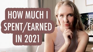 How Much I Made & Spent In 2021