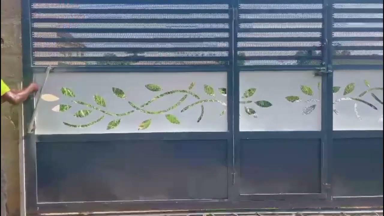 FINALLY INSTALLED!! FENCE WALL GATE BUILDING IN GHANA🇬🇭 AFRICA YouTube