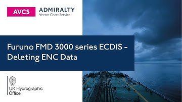 AVCS on the Furuno FMD 3000 series ECDIS - Deleting ENC Data