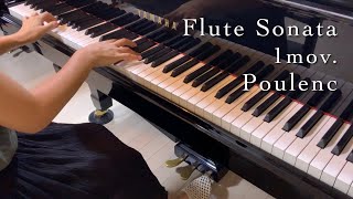 Poulenc: Flute Sonata 1mov. (Piano Part)