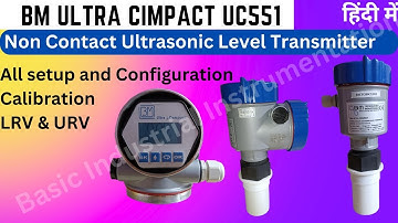 BM  Ultrasonic level transmitter setup & configuration || UC 551 #transmitter #leveltransmitter