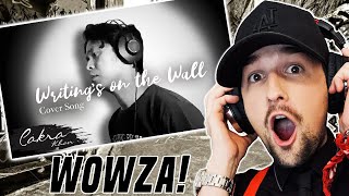 WOWZA!... Cakra Khan - Writing's On The Wall (Sam Smith Cover) REACTION!!!