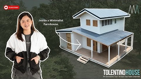 The Tolentino House | A Minimalist Farmhouse l Designed and Built by Minimalist Architects PH