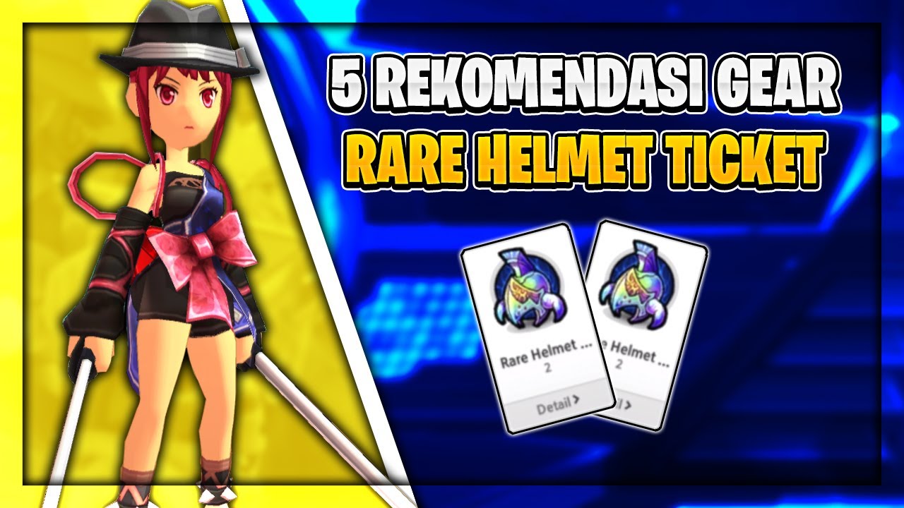 5 Rekomendasi Gear Dari Rare Helmet Ticket Lost Saga Origin 41 YouTube