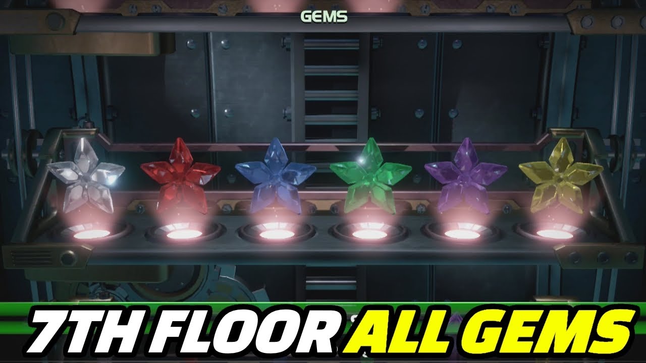 Luigi's Mansion 3 | Floor 7 All Gems Location (Garden Suites)