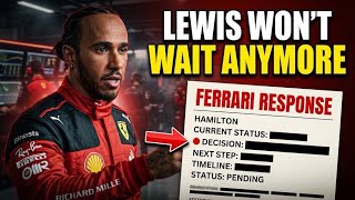 Lewis Hamilton Is DONE Waiting — Ferrari's Response Says Everything