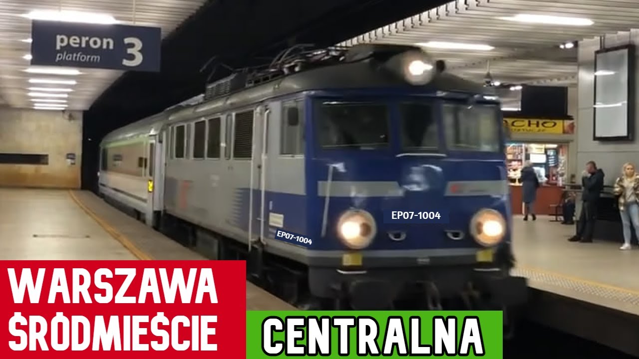 Łapię Pociągi na stacjach Warszawa Centralna i Warszawa Śródmieście PKP