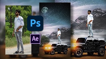 Cinematic Cool Motion Poster From Still Image - After Effect & Photoshop Tutorial #BetterChoice