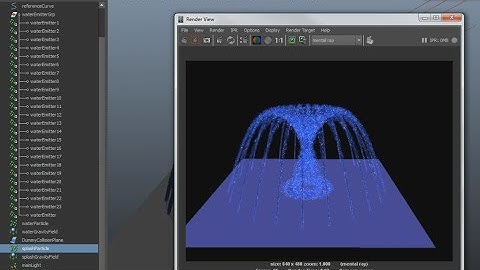 Fountain Tutorial Part 1 : Maya
