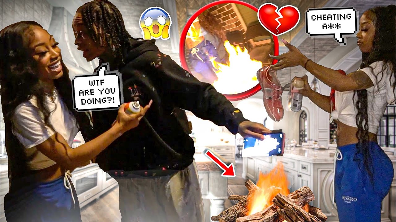 I BURNED JAZZ DESIGNER SHOES FOR CHEATING ! *BURNED MY FACE*🤦🏽‍♀️ + WHY I WENT MIA😔