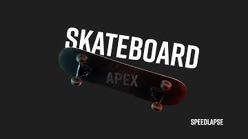 Speed Modeling Skateboard - Maya, Substance Painter