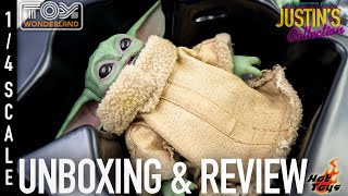 Hot Toys Grogu The Mandalorian 1/4 Scale Figure Unboxing & Review